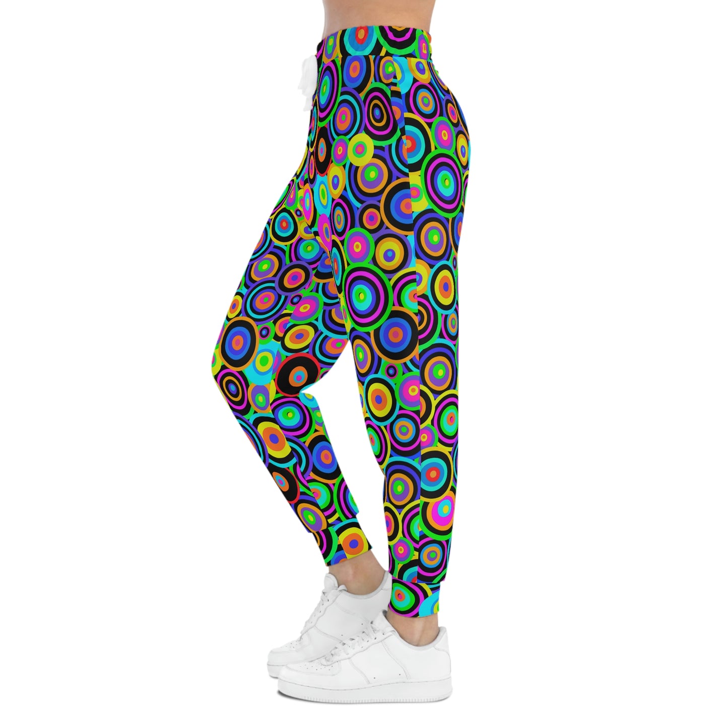 Fashionable Boyfriend Jogger - Rainbow Circles (Unisex)