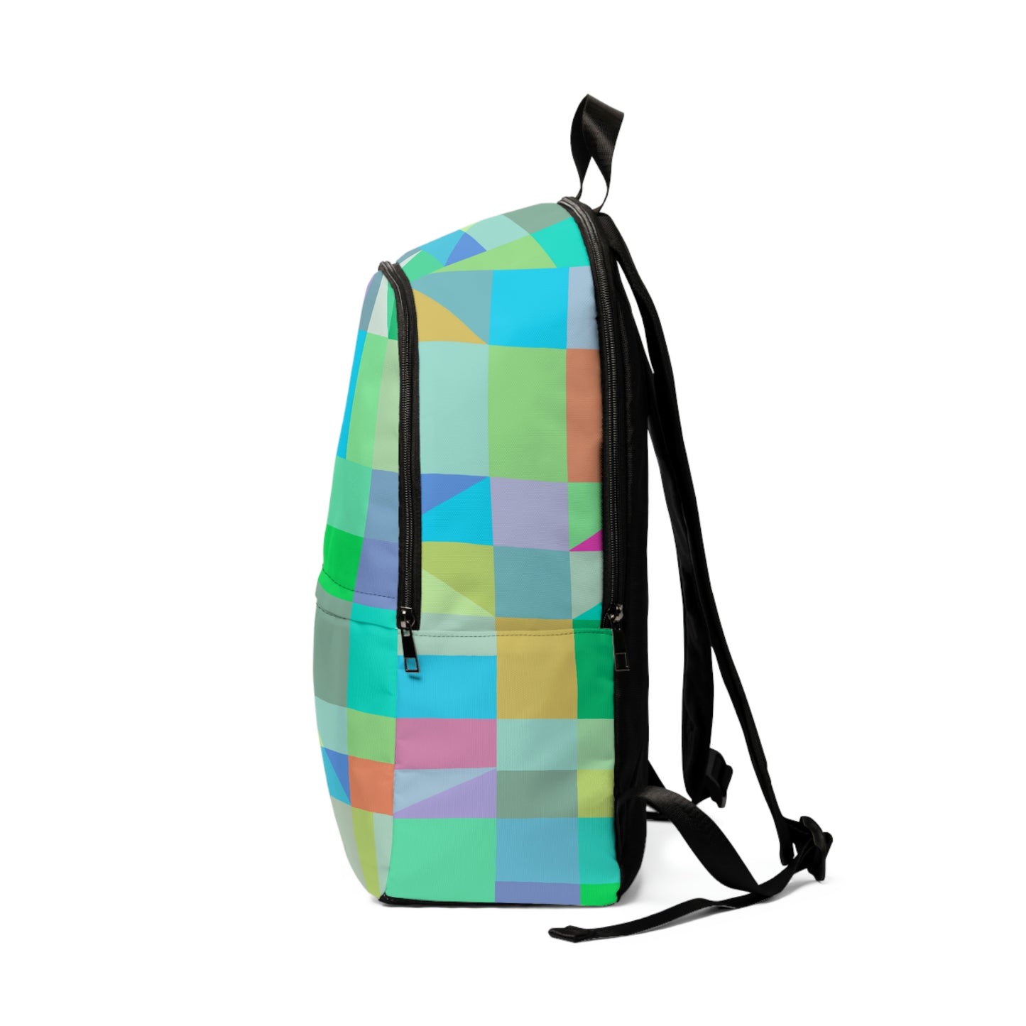 Colorful Backpack with Laptop-Compartment - Plaid (Unisex)