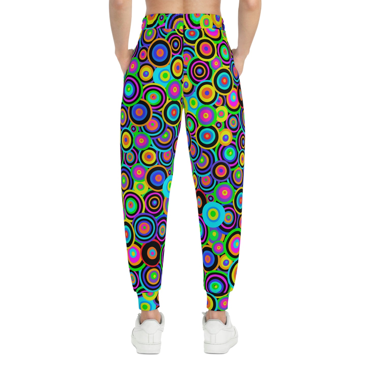 Fashionable Boyfriend Jogger - Rainbow Circles (Unisex)