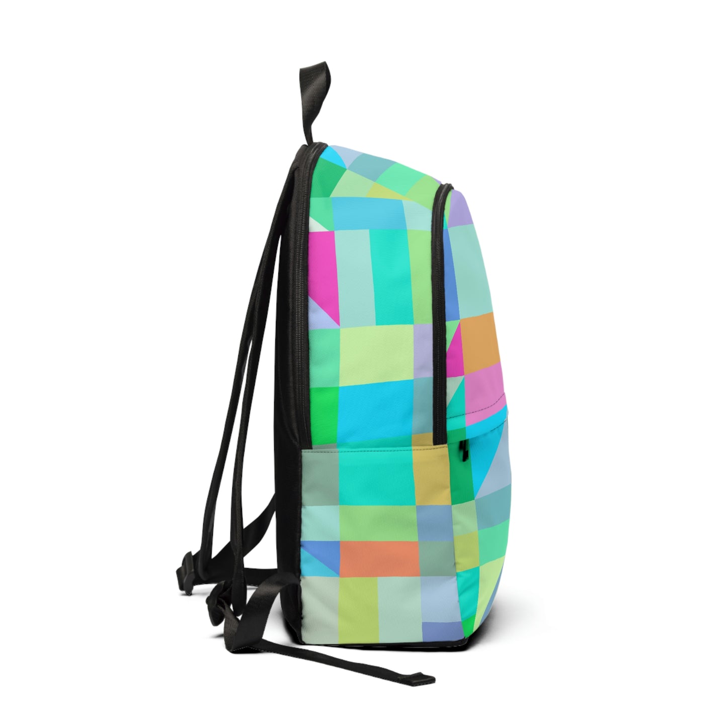 Colorful Backpack with Laptop-Compartment - Plaid (Unisex)