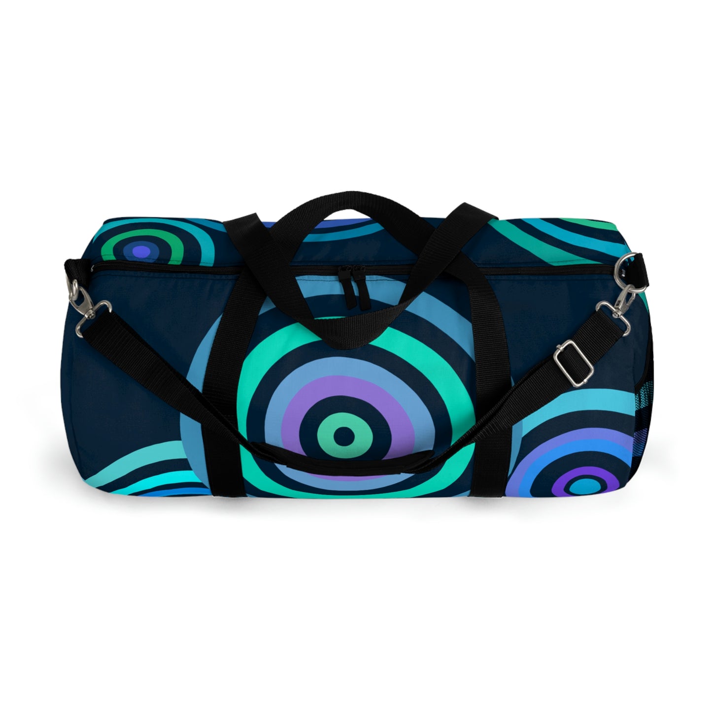 Sturdy Duffel Bag/Travel Bag - Blue Circles (2 Sizes)