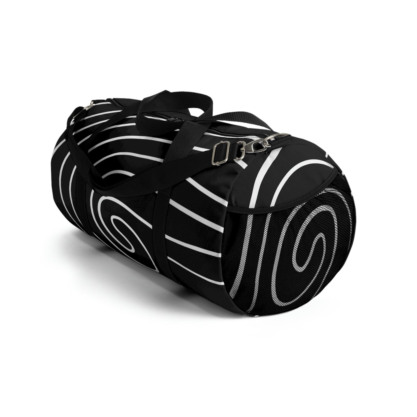 Sturdy Duffel Bag/Travel Bag - Black and White (2 Sizes)