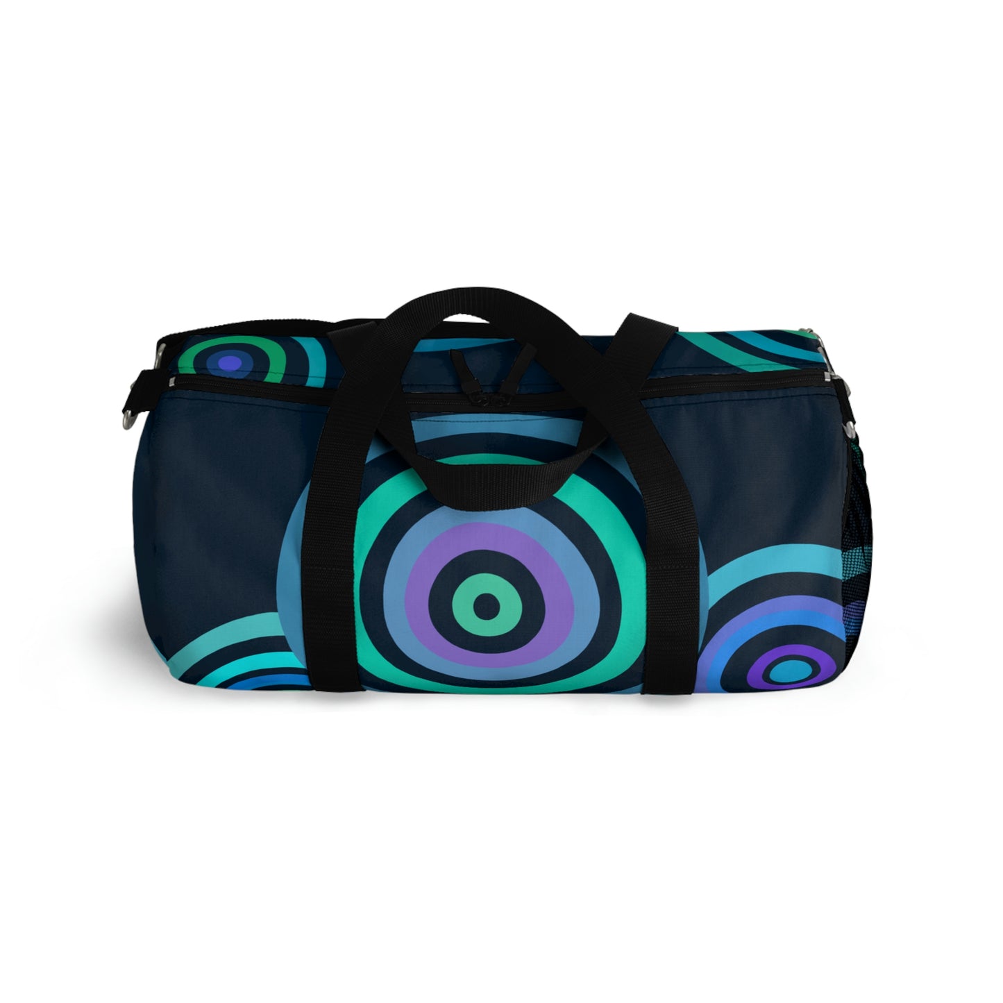 Sturdy Duffel Bag/Travel Bag - Blue Circles (2 Sizes)