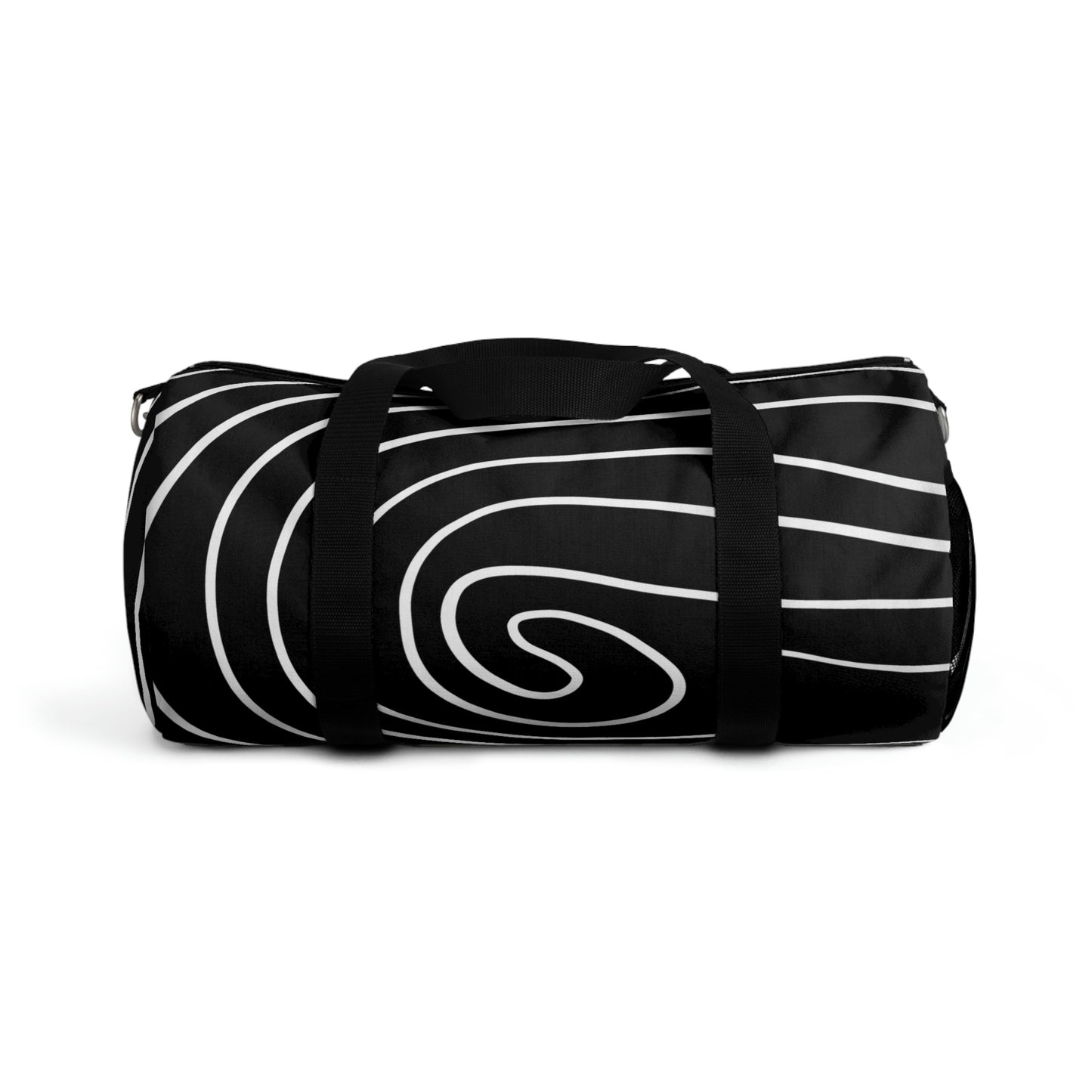 Sturdy Duffel Bag/Travel Bag - Black and White (2 Sizes)