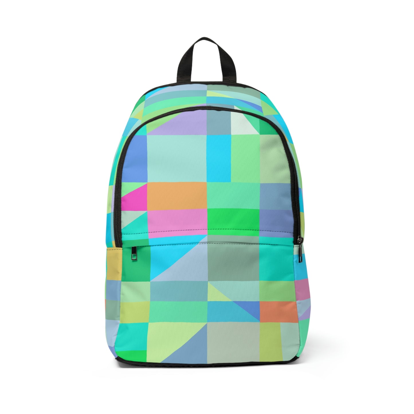 Colorful Backpack with Laptop-Compartment - Plaid (Unisex)