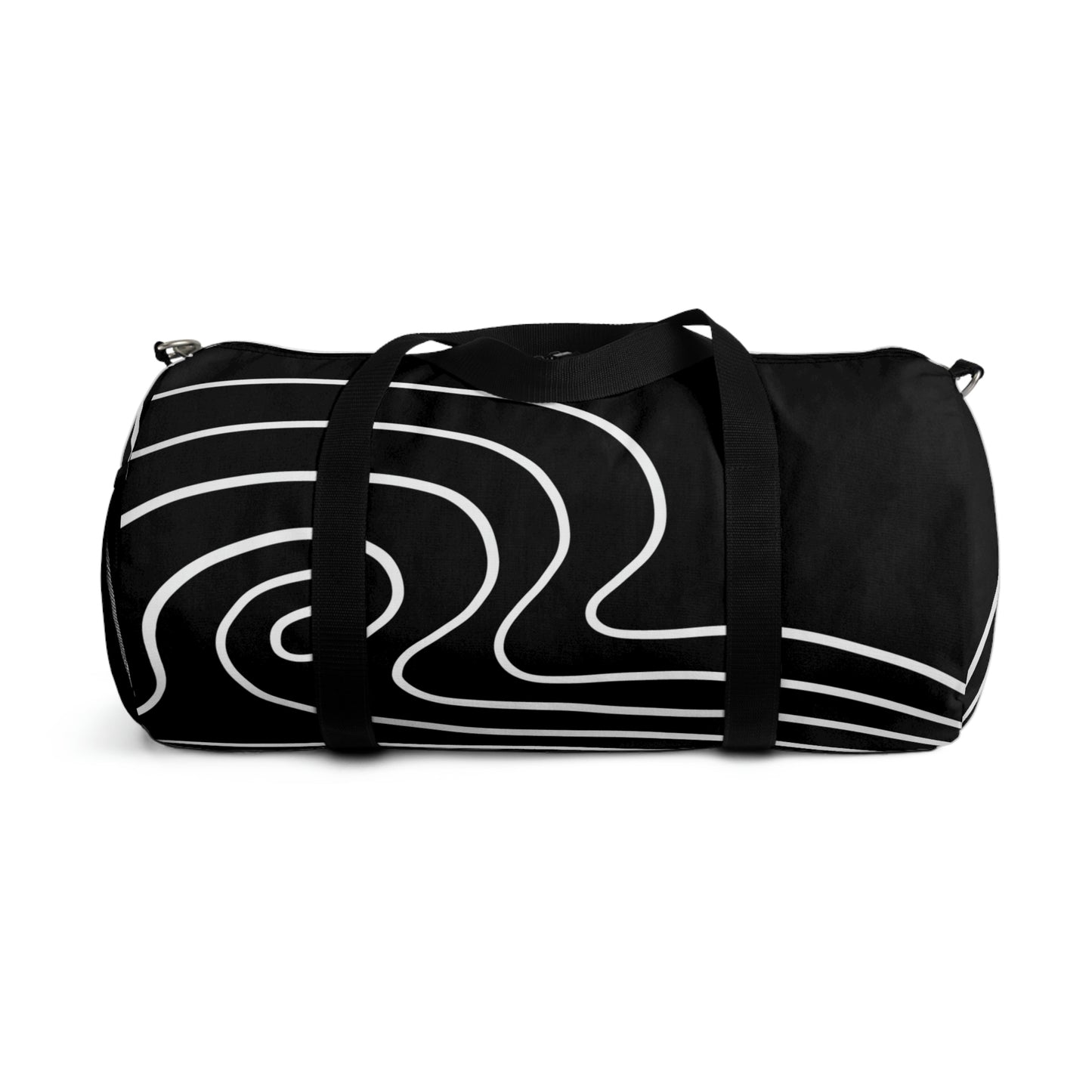 Sturdy Duffel Bag/Travel Bag - Black and White (2 Sizes)