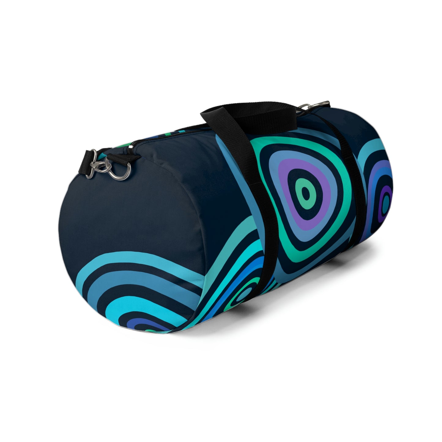 Sturdy Duffel Bag/Travel Bag - Blue Circles (2 Sizes)